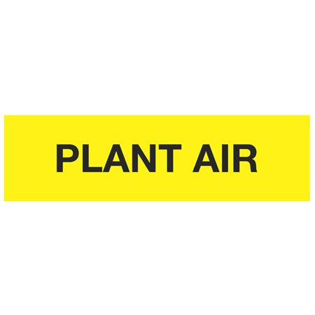 ANSI Pipe Marker - Plant Air - PK/10